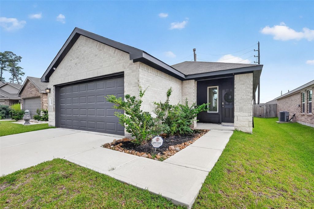A newer starter home in Spring, Texas
